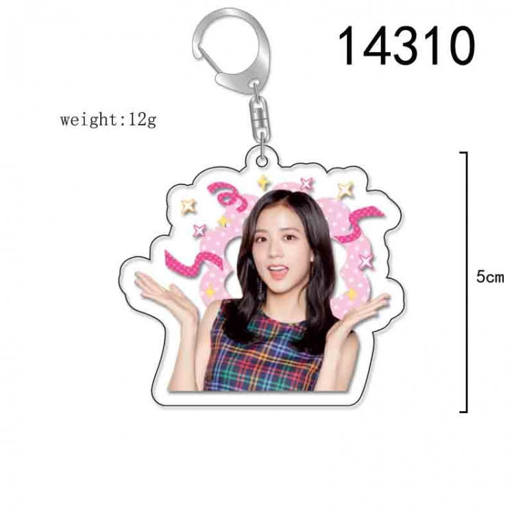 BLACK PINK Anime Acrylic Keychain Charm price for 5 pcs 14310