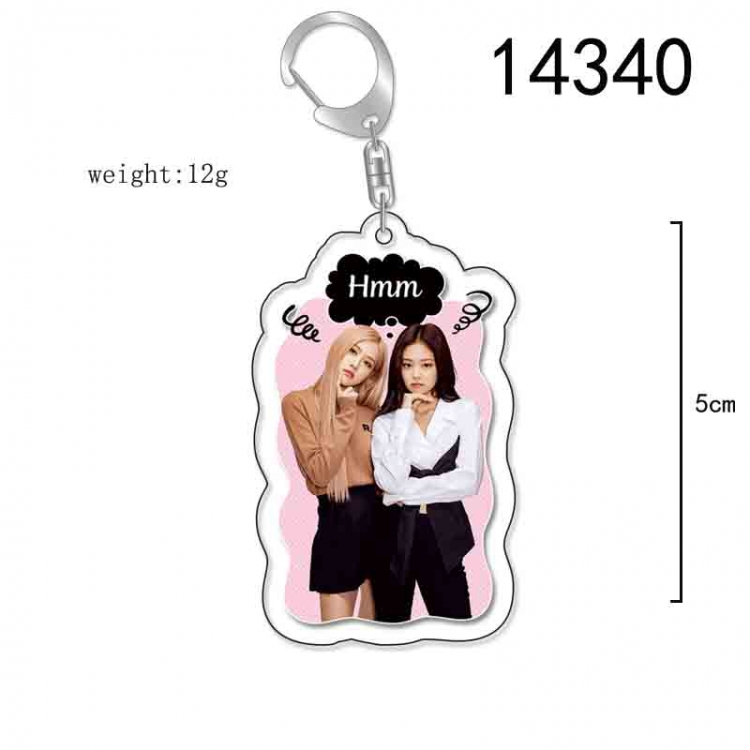 BLACK PINK Anime Acrylic Keychain Charm price for 5 pcs 14340