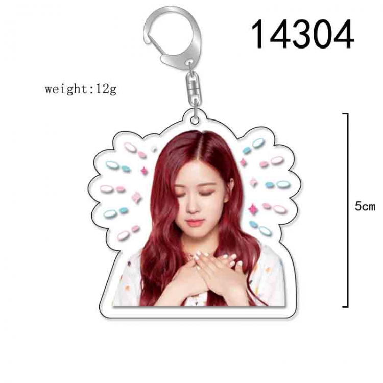 BLACK PINK Anime Acrylic Keychain Charm price for 5 pcs 14304