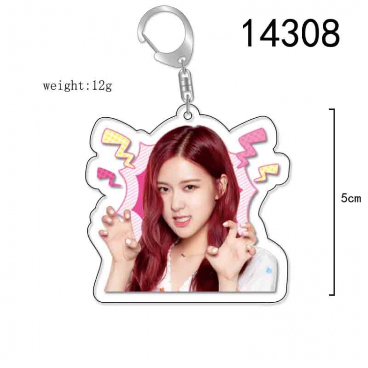 BLACK PINK Anime Acrylic Keychain Charm price for 5 pcs 14308