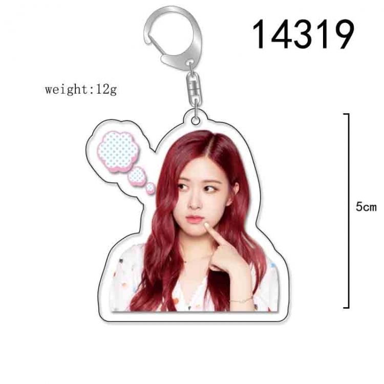 BLACK PINK Anime Acrylic Keychain Charm price for 5 pcs 14319