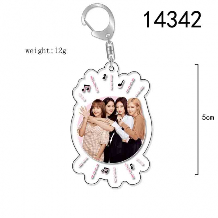 BLACK PINK Anime Acrylic Keychain Charm price for 5 pcs 14342