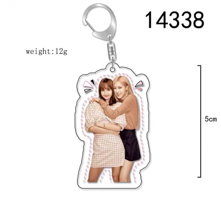 BLACK PINK Anime Acrylic Keychain Charm price for 5 pcs 14338