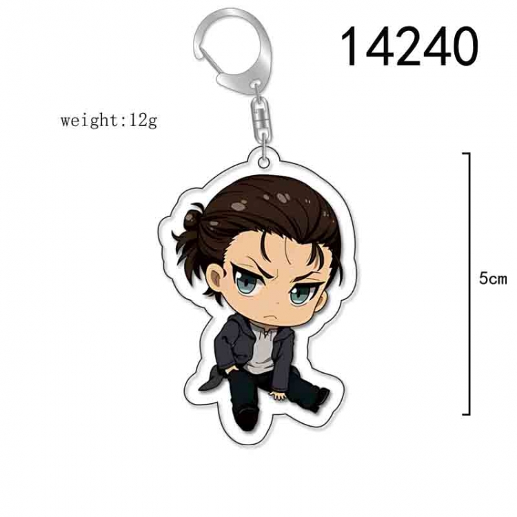 Shingeki no Kyojin  Anime Acrylic Keychain Charm price for 5 pcs 14240