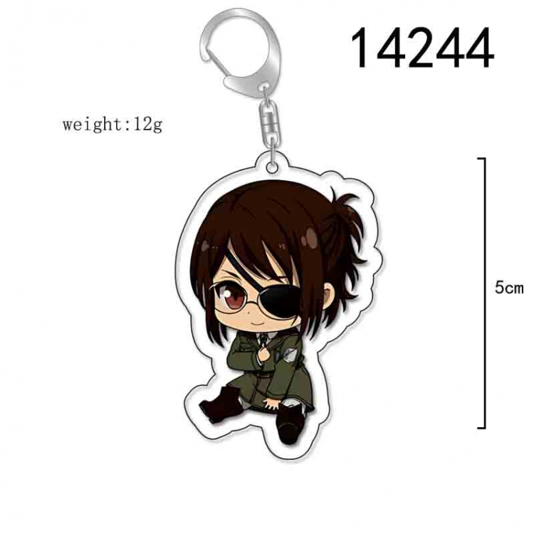 Shingeki no Kyojin  Anime Acrylic Keychain Charm price for 5 pcs 14244