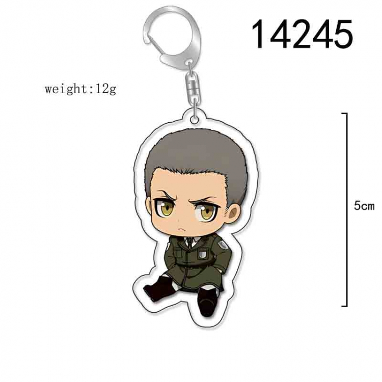 Shingeki no Kyojin  Anime Acrylic Keychain Charm price for 5 pcs 14245