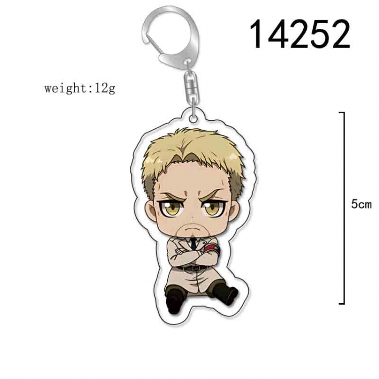 Shingeki no Kyojin  Anime Acrylic Keychain Charm price for 5 pcs 14252