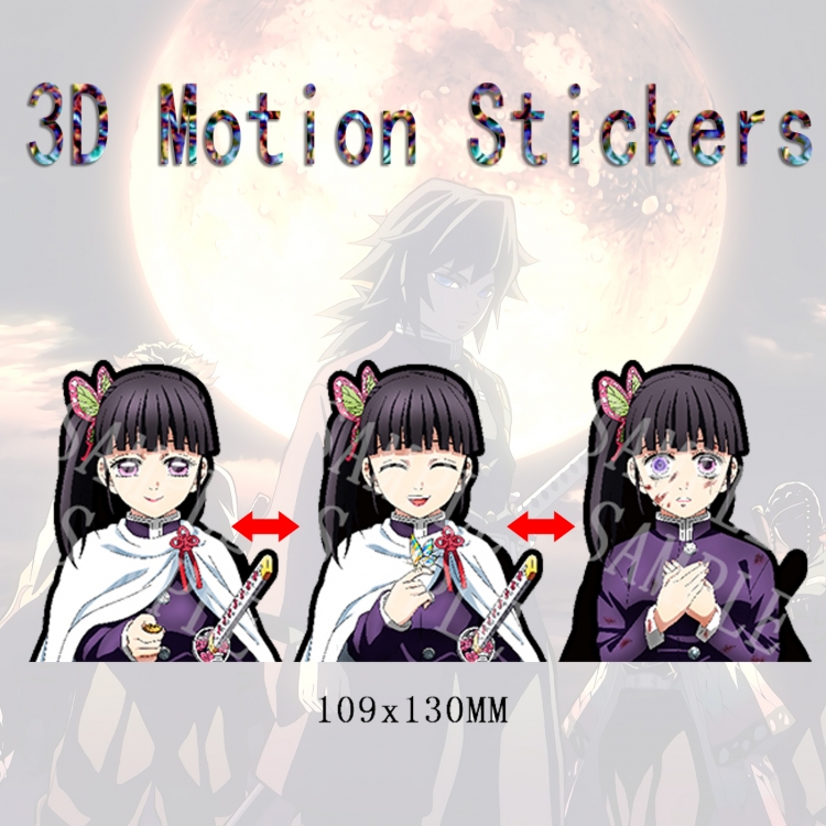 Demon Slayer Kimets 3D HD variable map car computer animation stickers price for 2 pcs