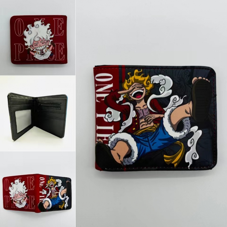 One Piece Full color  Two fold short card case wallet 11X9.5CM  1941