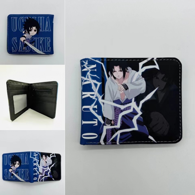 Naruto Full color  Two fold short card case wallet 11X9.5CM 2118