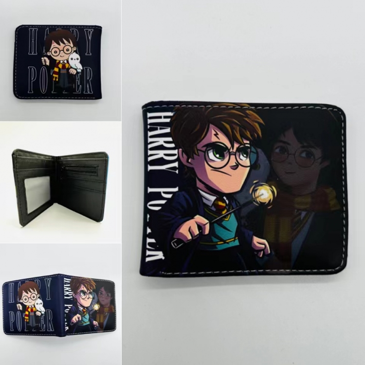 Harry Potter Full color  Two fold short card case wallet 11X9.5CM 1727