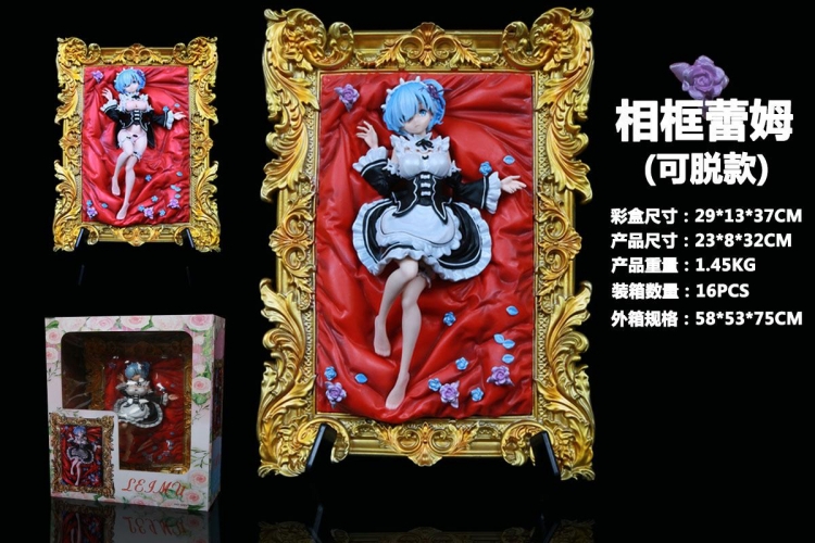 Re:Zero kara Hajimeru Isekai Seikatsu Photo frame boxed handmade ornament model 32cm
