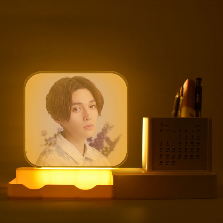 My Beautiful Man New acrylic pencil holder night light bracket