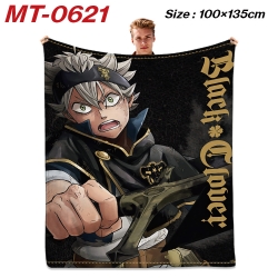 Black clover  Anime flannel bl...