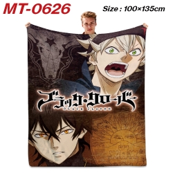 Black clover  Anime flannel bl...