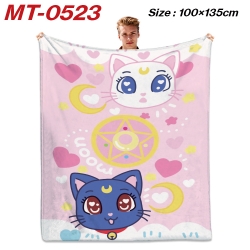 sailormoon  Anime flannel blan...