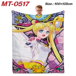 sailormoon  Anime flannel blan...