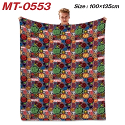 Marvel Hero  Anime flannel bla...