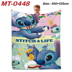 Stitch  Anime flannel blanket ...