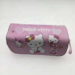 hellokitty Double zipper PU st...