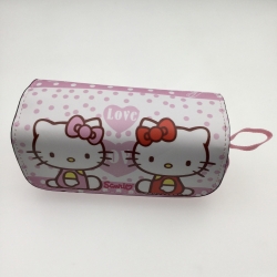 hellokitty  Double zipper PU s...