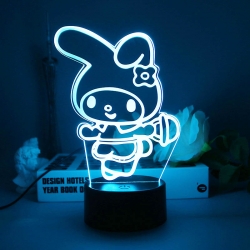 Melody 3D night light USB touc...