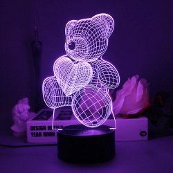 Little Bear 3D night light USB...