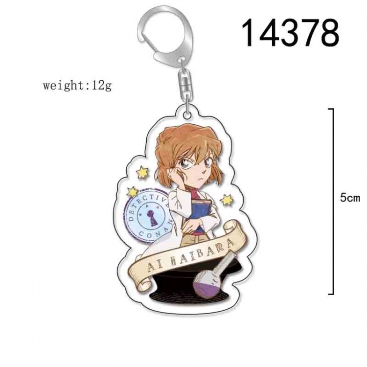 Detective conan Anime Acrylic Keychain Charm price for 5 pcs 14378
