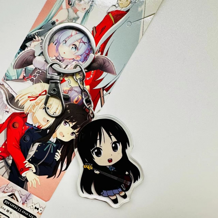 K-ON!  Anime peripheral acrylic key chain pendant price for 5 pcs