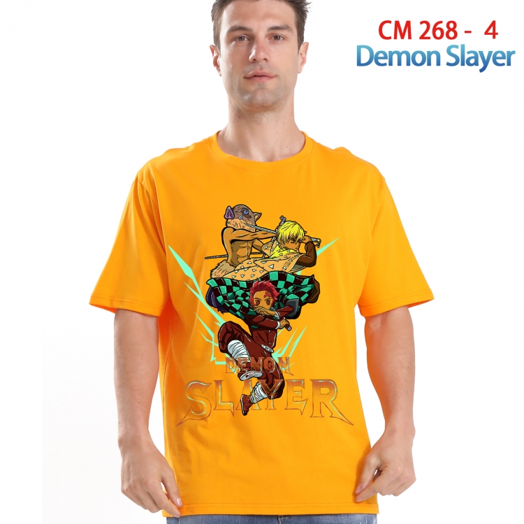 Demon Slayer Kimets Printed short-sleeved cotton T-shirt from S to 4XL 268 4