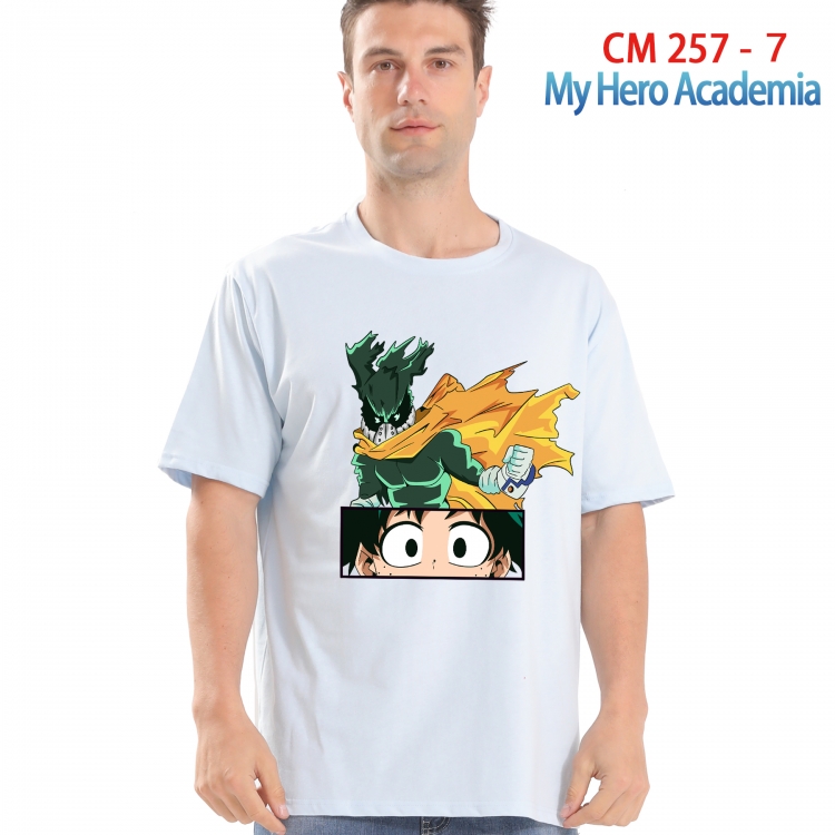 My Hero Academia Printed short-sleeved cotton T-shirt from S to 4XL  257 7