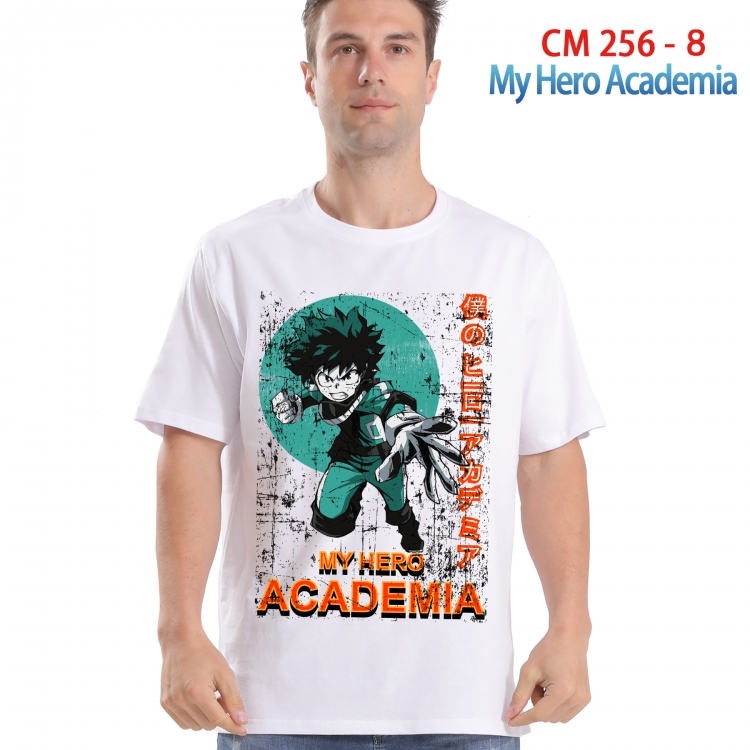 My Hero Academia Printed short-sleeved cotton T-shirt from S to 4XL 256 8