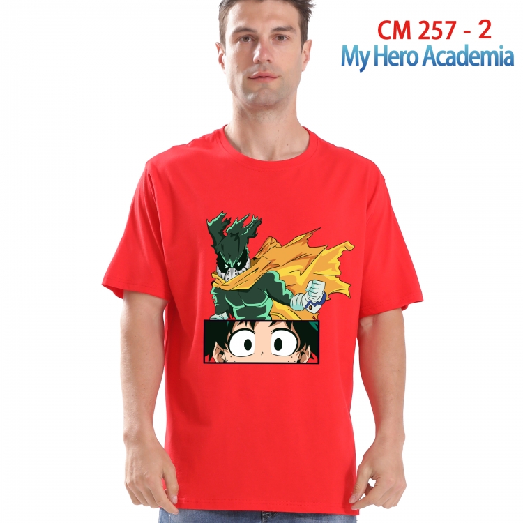 My Hero Academia Printed short-sleeved cotton T-shirt from S to 4XL  257 2