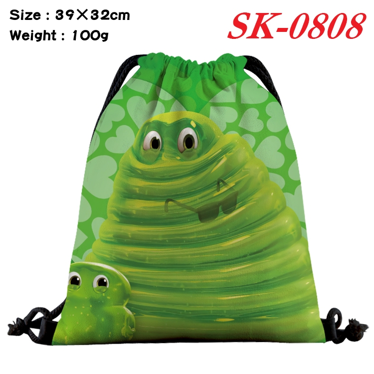 hotel Transylvania cartoon Waterproof Nylon Full Color Drawstring Pocket 39x32cm SK-0808