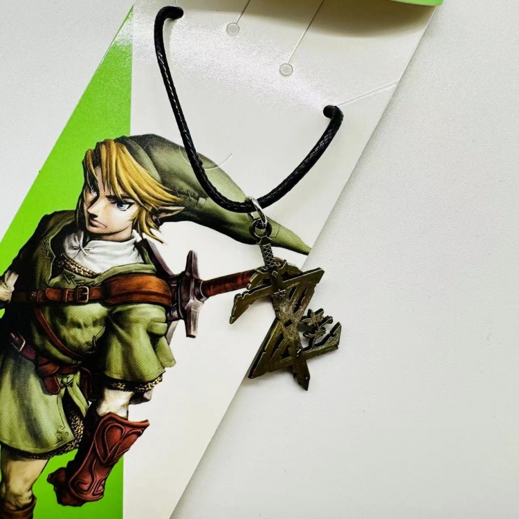 The Legend of Zelda Anime peripheral leather rope necklace pendant jewelry price for 5 pcs  03959