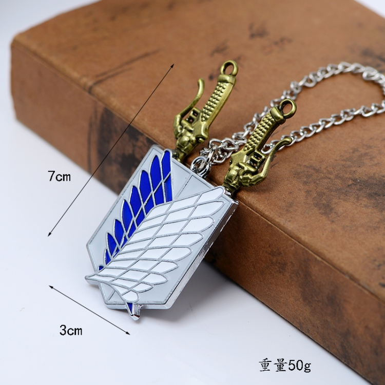 Shingeki no Kyojin Adjustable anime peripheral necklace pendant