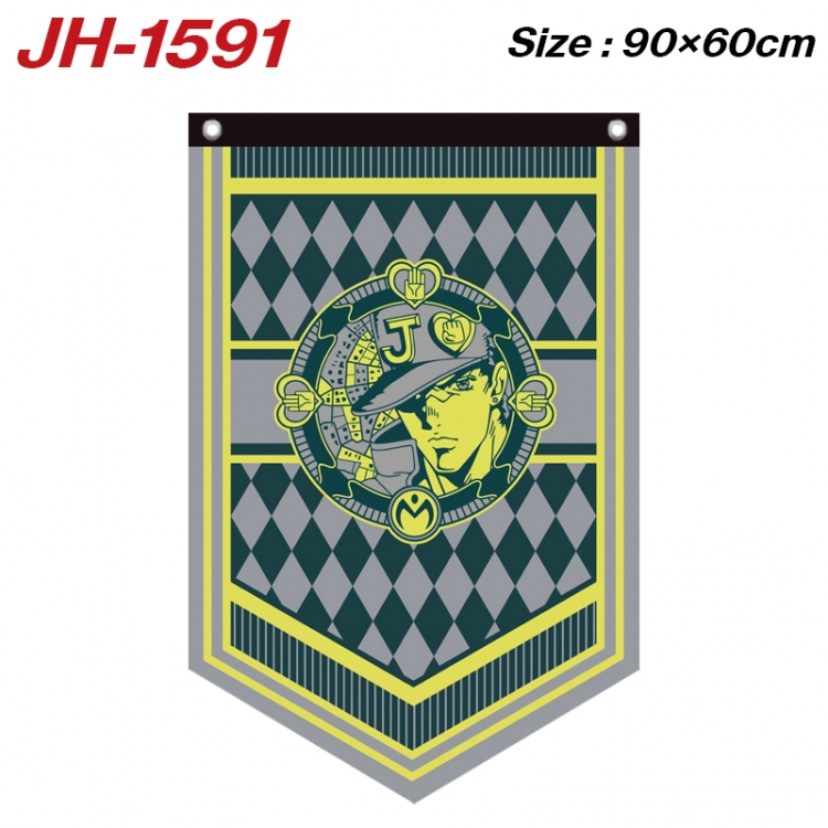 JoJos Bizarre Adventure Anime Peripheral Full Color Printing Banner 90X60CM JH-1591