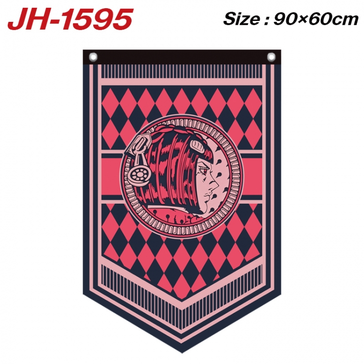 JoJos Bizarre Adventure Anime Peripheral Full Color Printing Banner 90X60CM  JH-1595