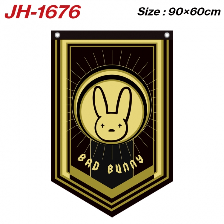 bad bunny Anime Peripheral Full Color Printing Banner 90X60CM JH-1676