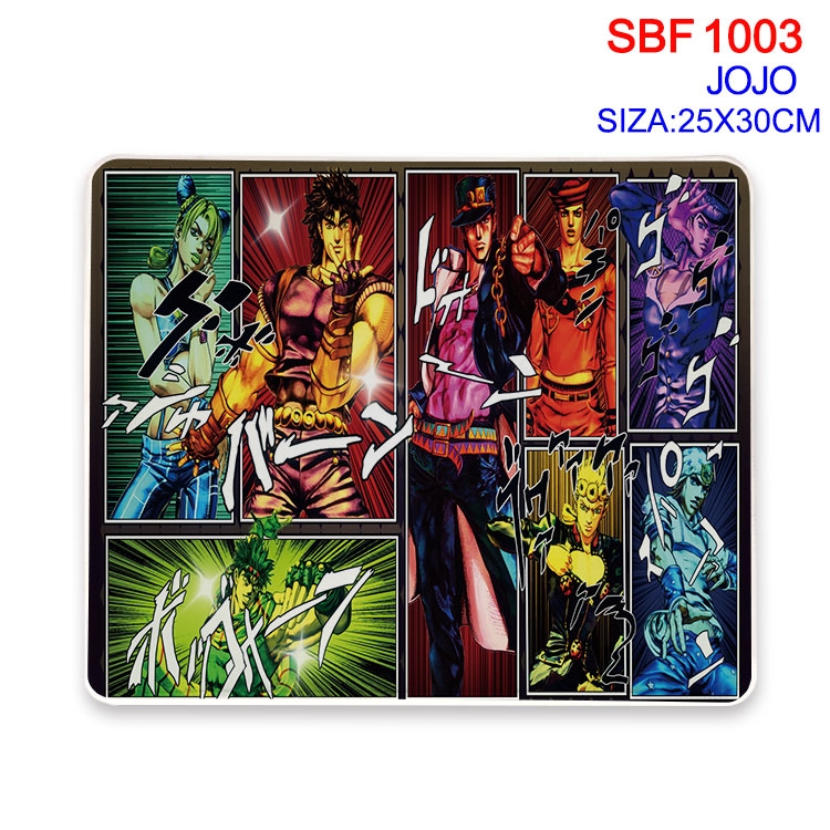 JoJos Bizarre Adventure Anime peripheral edge lock mouse pad 25X30cm  SBF-1003-2