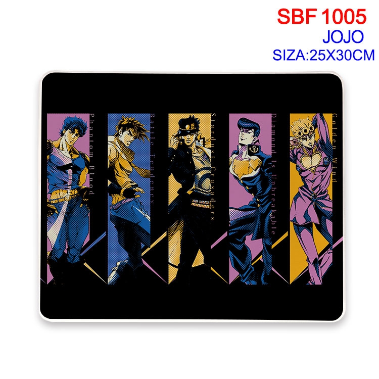 JoJos Bizarre Adventure Anime peripheral edge lock mouse pad 25X30cm SBF-1005-2