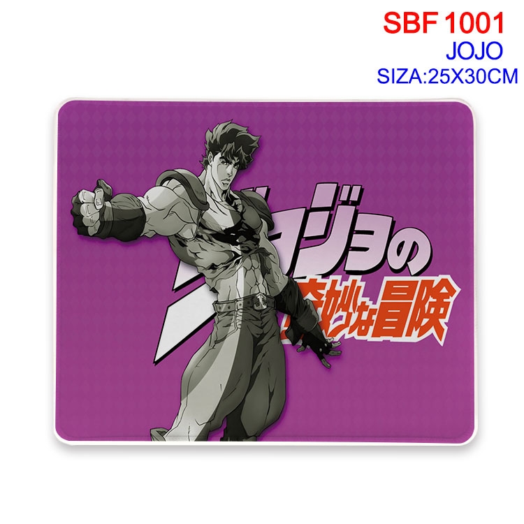JoJos Bizarre Adventure Anime peripheral edge lock mouse pad 25X30cm  SBF-1001-2