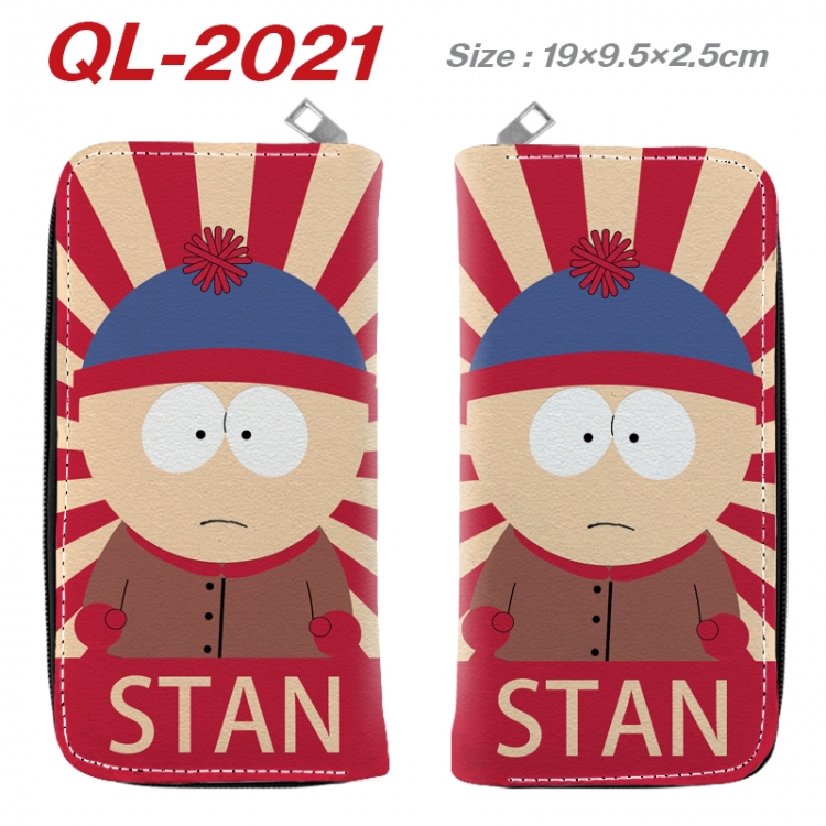 South Park Animation perimeter long zipper wallet 19.5x9.5x2.5cm QL-2021A
