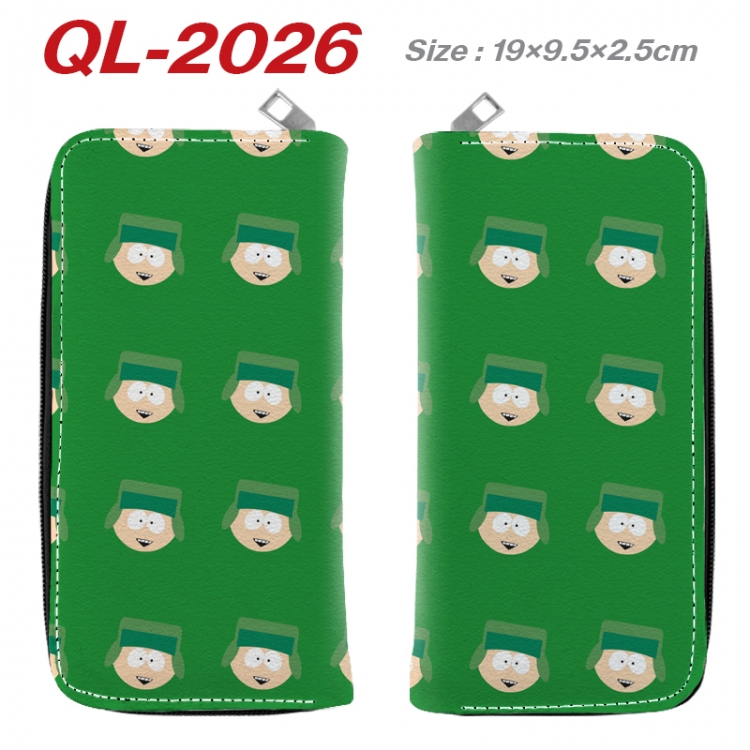 South Park Animation perimeter long zipper wallet 19.5x9.5x2.5cm QL-2026A