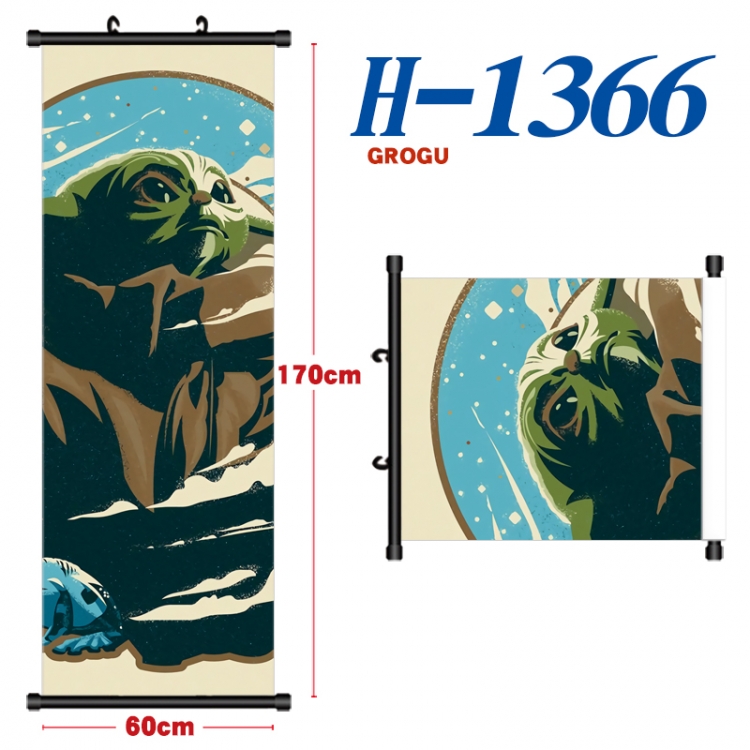Star Wars Black plastic rod cloth hanging canvas painting Wall Scroll 60x170cm H-1366A