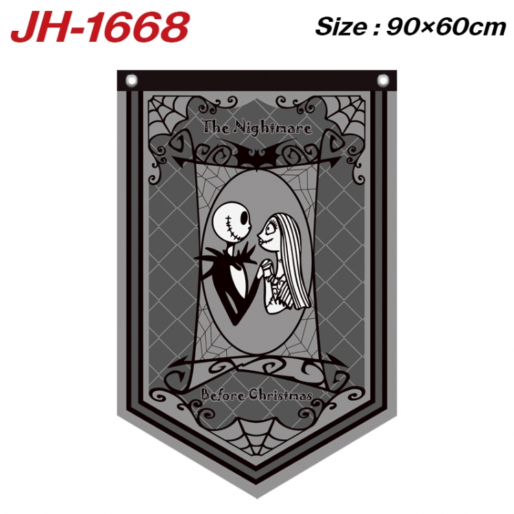 The Nightmare Before Christmas Anime Peripheral Full Color Printing Banner 90X60CM JH-1668