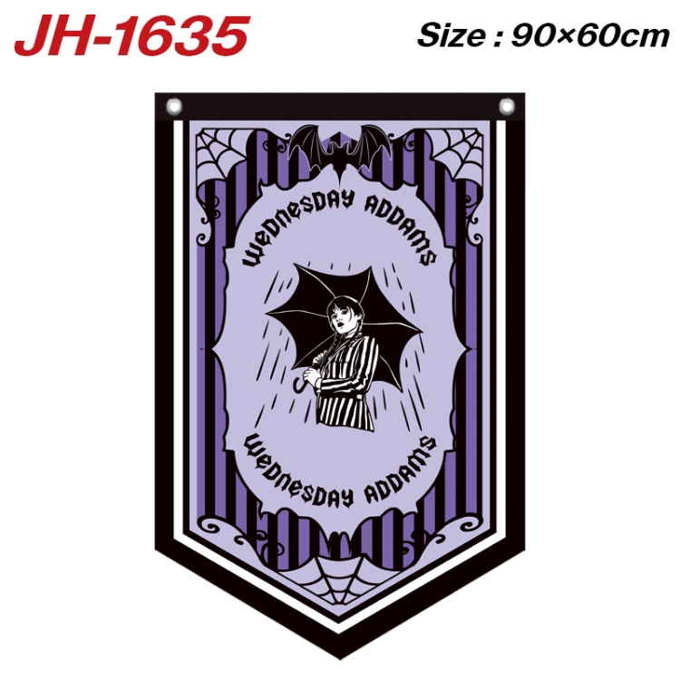The Addams Family Anime Peripheral Full Color Printing Banner 90X60CM JH-1635