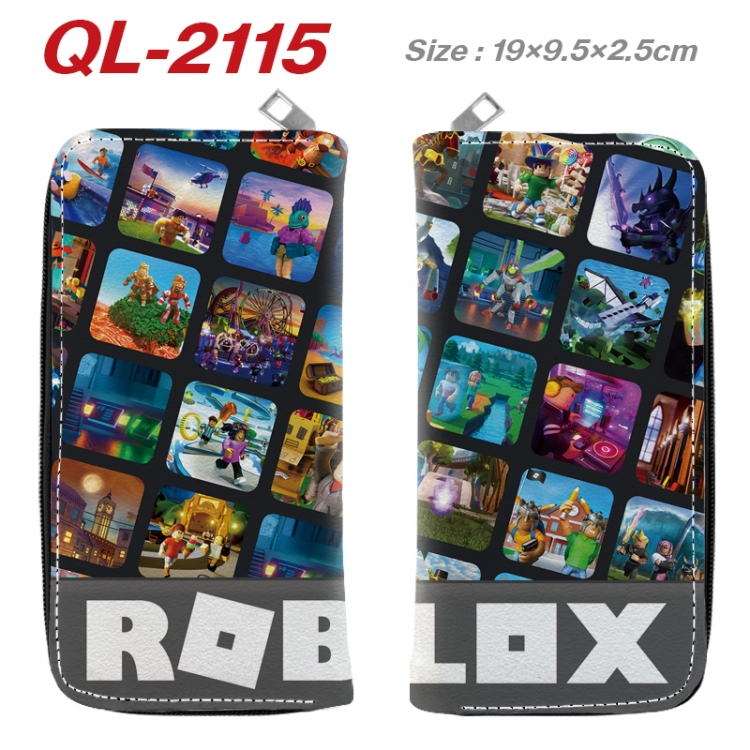 ROBLOX Animation perimeter long zipper wallet 19.5x9.5x2.5cm QL-2115A