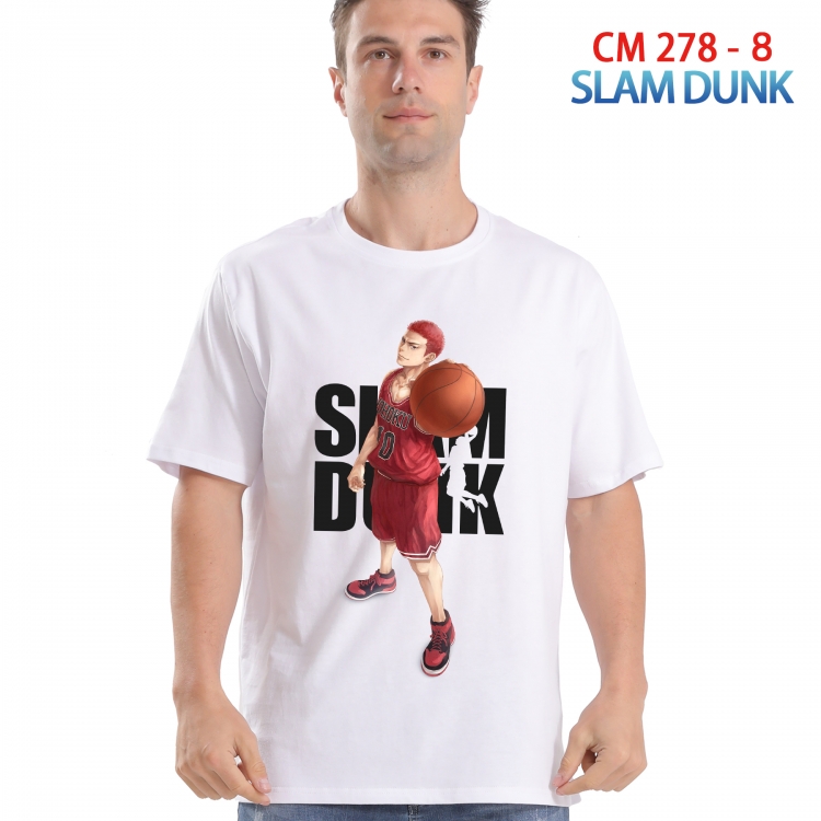 Slam Dunk Printed short-sleeved cotton T-shirt from S to 4XL  278 8