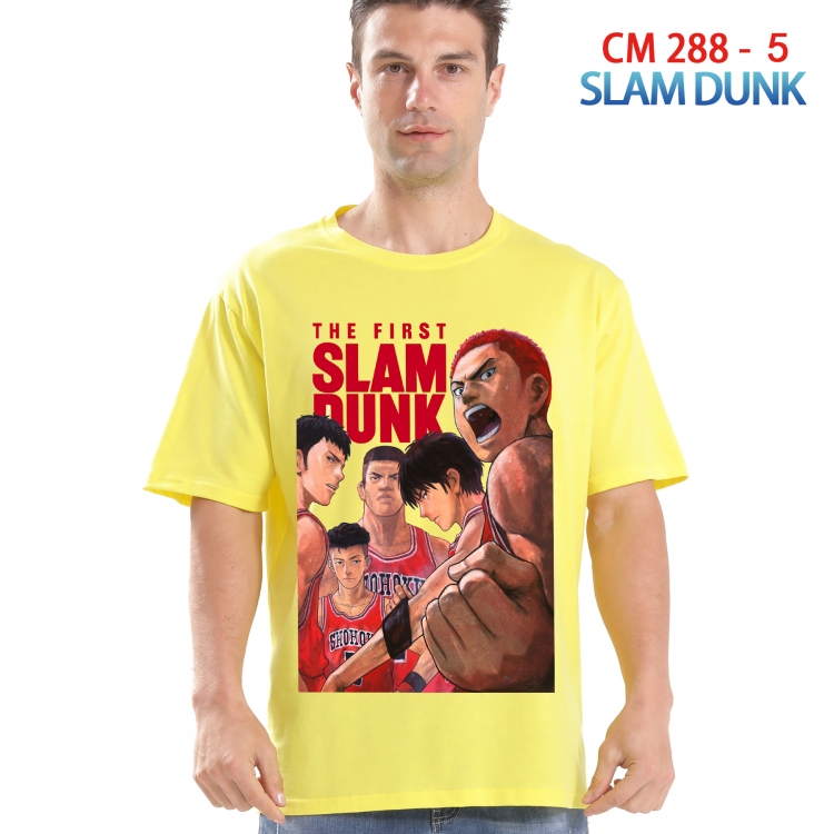 Slam Dunk Printed short-sleeved cotton T-shirt from S to 4XL  288 5